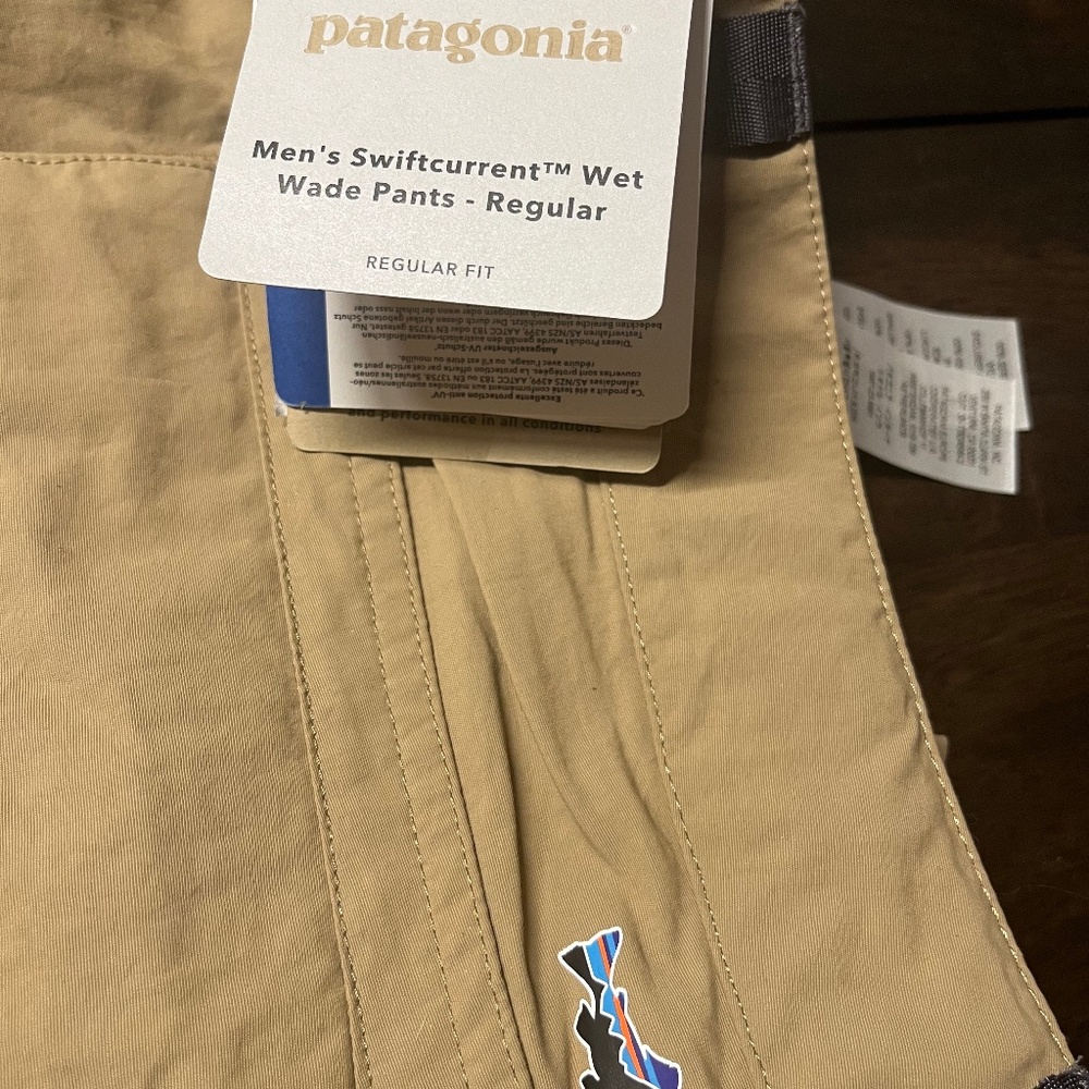 Patagonia Beige Swiftcurrent Wading Pants Men's L